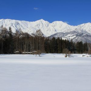 【1月】白馬三山と冬景色